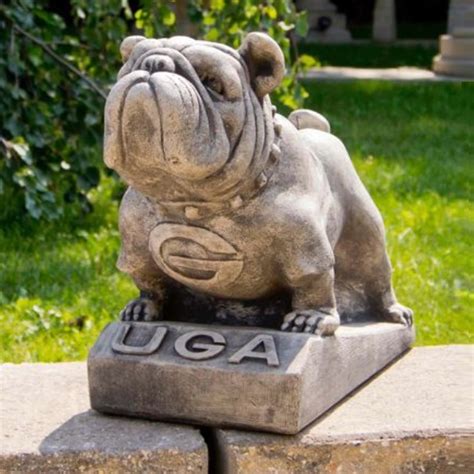 Georgia Bulldogs Vintage Mascot Garden Statue