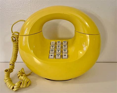 1970s Western Electric Sculptura Donut Phone Vintage Landline Telephone