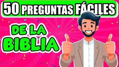 50 PREGUNTAS FACILES DE LA BIBLIA EN 10 MINUTOS test bíblico YouTube