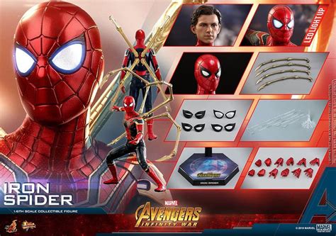 Hot Toys Iron Spider Avengers Infinity War 1 6 Scale Movie Figure
