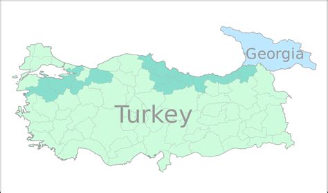 Map of ethnic Georgians significant distribution in Turkey : r/Sakartvelo