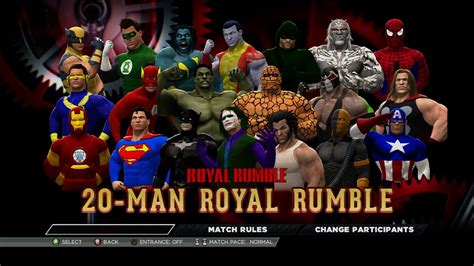 Wwe K Marvel Vs Dc Royal Rumble Youtube