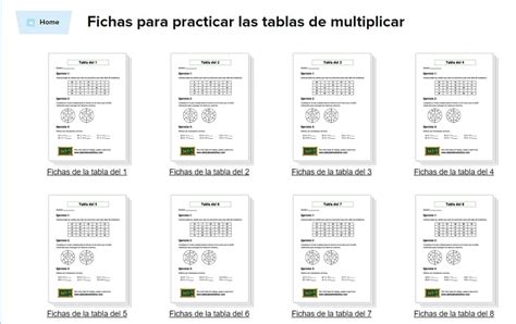 Multiplicaciones De Dos Cifras Fichas Para Imprimir Infoupdate Org