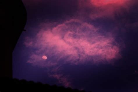 Cloud Red Moon Stock Images Of Nepal