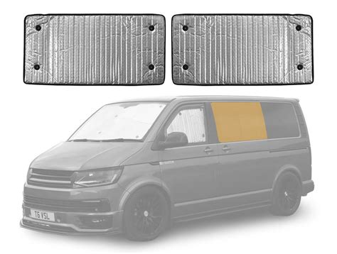 Thermal Blinds Middle Window Set Piece Vw T T Vanstyle