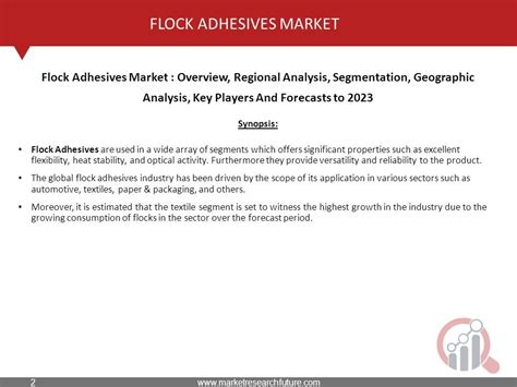 FLOCK ADHESIVES MARKET Industry Survey Growth Competitive Landscape