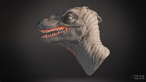 ArtStation - Velociraptor Bust