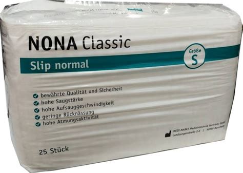 Nona Classic Slip Extra Medium Weiss 25er Packung NOBA RIBO NONA