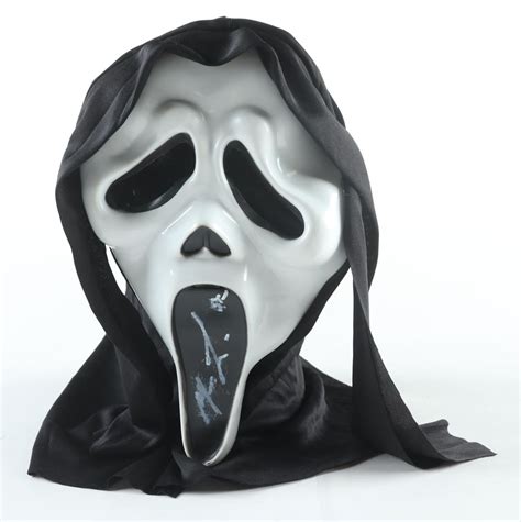 Matthew Lillard Signed "Scream" Ghostface Mask Inscribed "Stu" (JSA ...