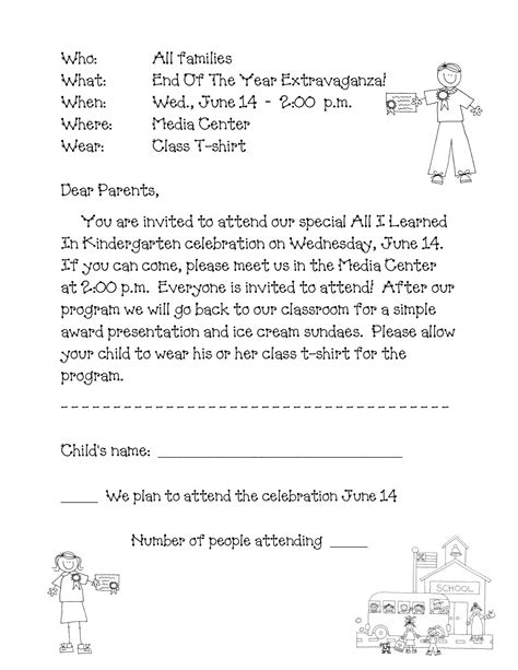 Preschool Welcome Letter To Parents From Teacher Template Samples