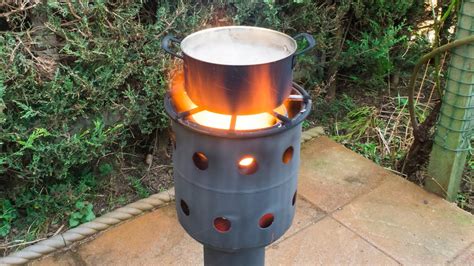 Homemade Multi Function Gas Bottle Wood Burner YouTube