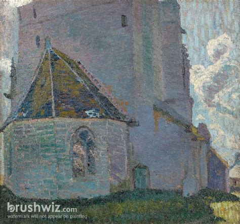 Church Brittany By Robert Delaunay Oil Painting Reproduction