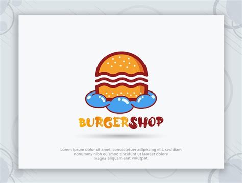 Premium Vector Burger Shop Logo Design