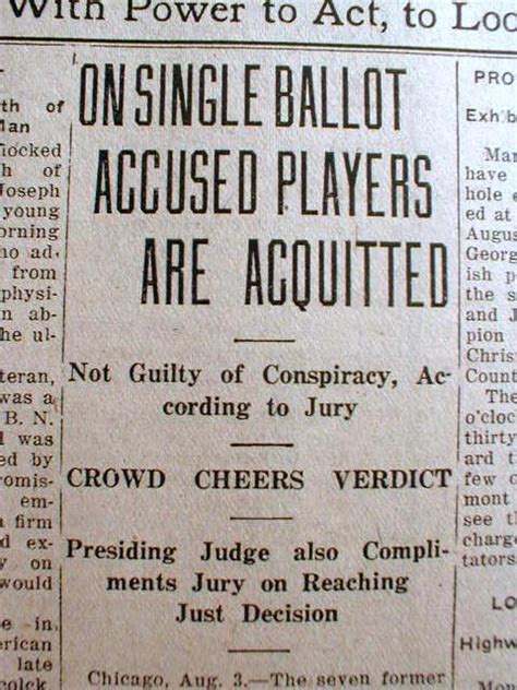 1921 newspaper BLACK SOX SCANDAL TRIAL - 1919 baseball World Series JOE JACKSON | eBay