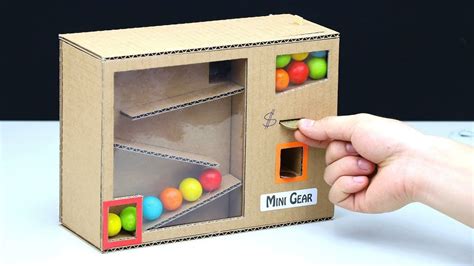 Wow Amazing Gumball Vending Machine With Coin Diy Gumball Machine