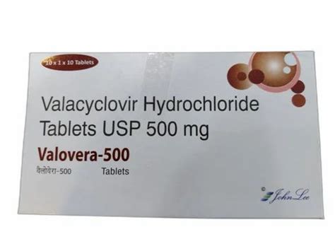 Valovera 500mg Valacyclovir Tablets At Rs 250 Strip Valtrex