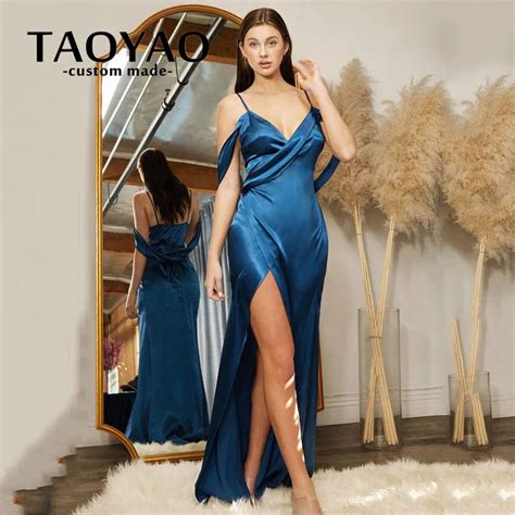 Sexy Mermaid Party Dresses Spaghetti Strap Evening Dresses Backless