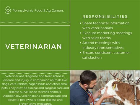 Veterinarian - AG AND FOOD CAREERS IN PA