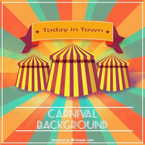 Vintage Circus Tent Background