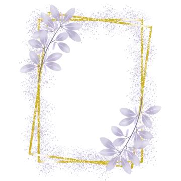 Wedding Arrangement Png Image Rectangle Gold Frame And Wedding Floral