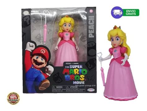 The Super Mario Bros Movie Figura Articulada Princesa Jakks Env O Gratis