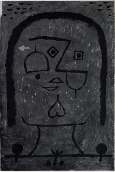 Paul Klee Schweres Durch Ein Gesicht Gezogen Fototeca