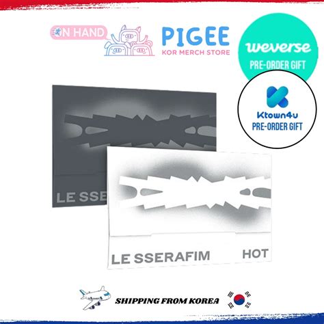 POB LE SSERAFIM HOT TH MINI ALBUM WEVERSE Ver 蝦皮購物