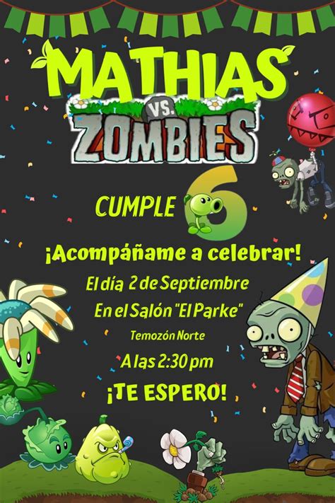 Fiesta Plantas Vs Zombies Hotwheels Birthday Party 7th Birthday