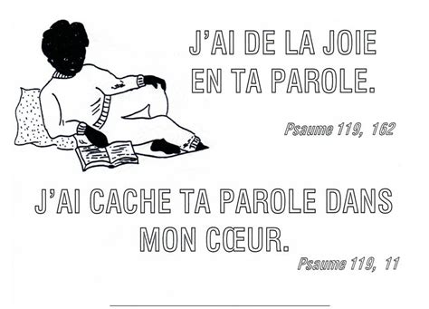 Livret De Coloriages En Francais Avec Des Versets De La Bible