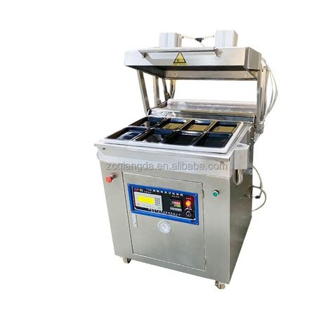 Tray Sealing Cooked Foods Skin Vacuum Packing Machines Processing Fish