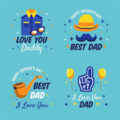 Happy Fathers Day Bundle 4 Pack Svg And Png Instant Download Great For