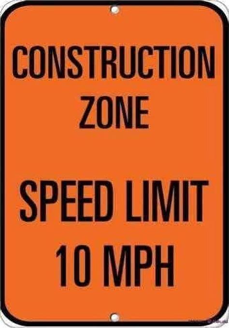 New Warning Signs Metal Tin Sign Slow Down Speed Limit 5 Mph Prevent