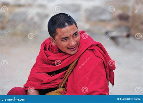 Monks in Tibet editorial stock photo. Image of monk, lamasery - 55542108