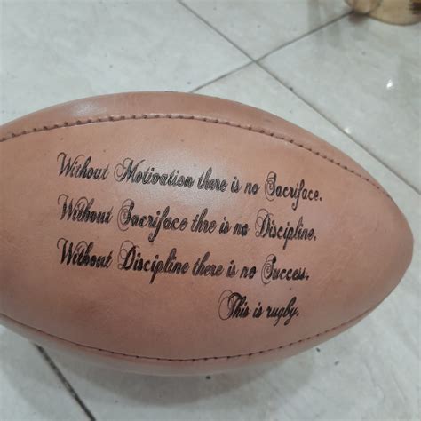 Personalized Vintage Leather Rugby Ball, Personalized Full Size Vintage ...