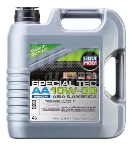 Aceite Liqui Moly Special Tec Aa Benzin 10w 30 4l Cuotas sin interés