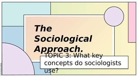 The Sociological Approach Powerpoints And Note Booklet Sociology