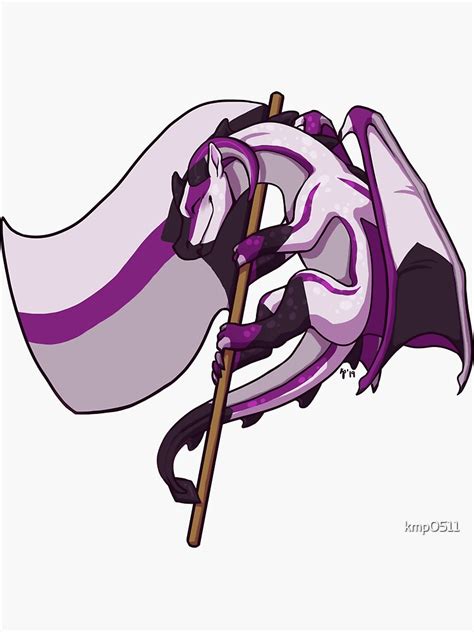 Demisexual Pride Flag Dragon 3rd Edition Sticker For Sale By Kmp0511 Redbubble