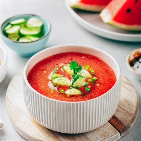 Watermelon Gazpacho Recipe To Chill Out Happy Baking Days