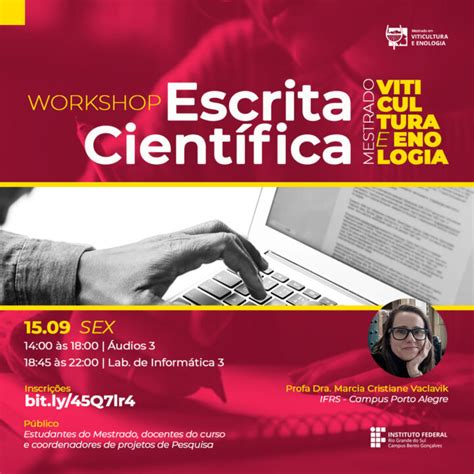 Workshop Escrita Cient Fica Mestrado Profissional Em Viticultura E