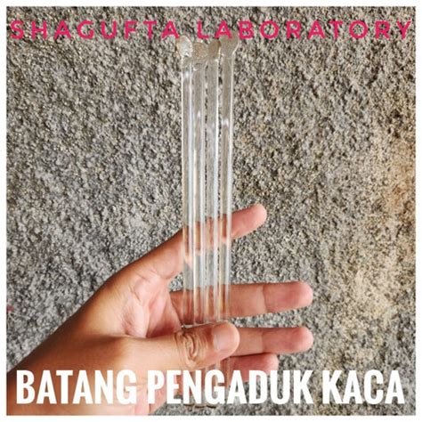 Jual Batang Pengaduk Kaca Cm Mm Spatula Kaca Glass Rod Stirrer