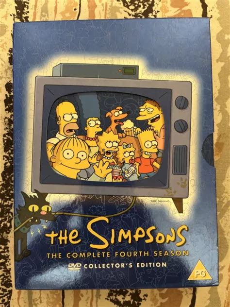 THE SIMPSONS COMPLETE Fourth Season DVD Box Set 22 EPISODES Reg 2 UK