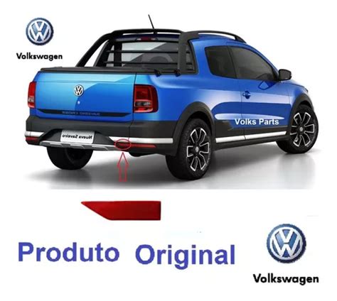 Refletor Olho Gato Traseiro Saveiro Cross G7 Orig Volkswagen