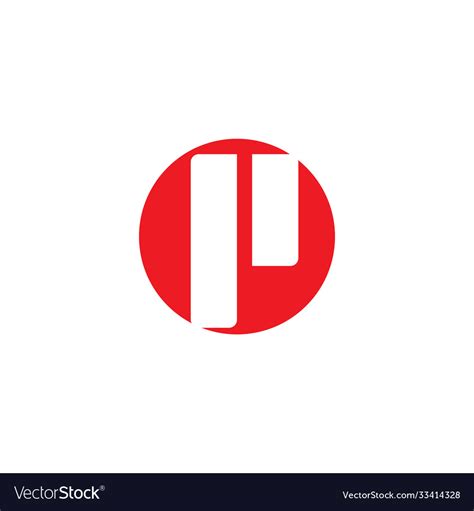 P Logo Template Royalty Free Vector Image Vectorstock