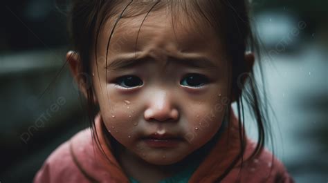 小女孩在雨中哭泣 哭泣的小女孩 高清攝影照片背景圖片和桌布免費下載