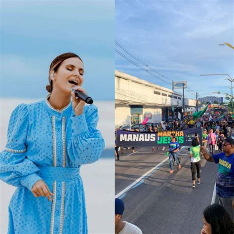 Em Manaus Aline Barros Presen A Confirmada Na Edi O Da Marcha