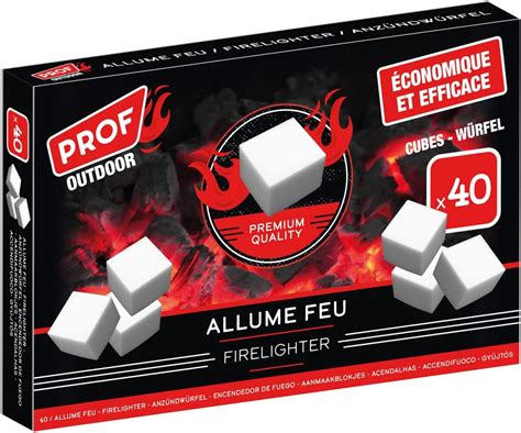 Polyflamme Cubes Allume Feu Economique Amazon Fr Jardin