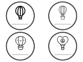 SOAR INTO FALL Hot Air Balloon Bulletin Board Kit Ready To Print