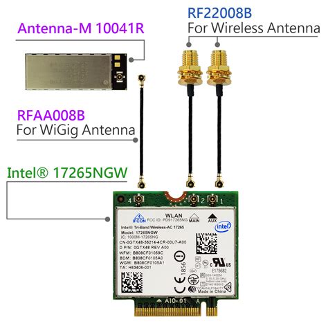 wireless networking - What is correct antenna connection for this Intel tri-band card? - Super User