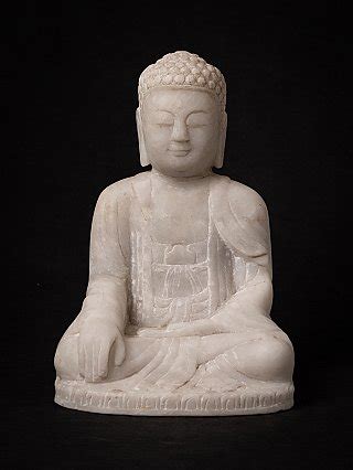 Old marble Buddha statue from Burma