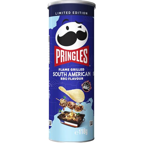 Pringles South American Bbq Flavour Stacked Potato Chips G Woolworths